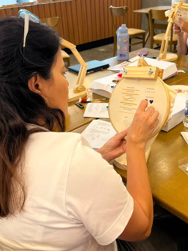 Roda de bordado no Regina Caeli Bordados